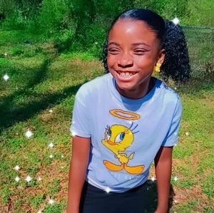 Kids tweety bird crop top
